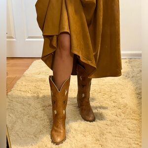 Dingo real leather Western Heeled Cowboy Boots